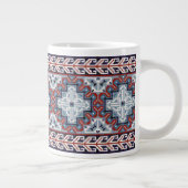 Native American Indians Navajo Pattern Extra Grote Beker (Rechts)