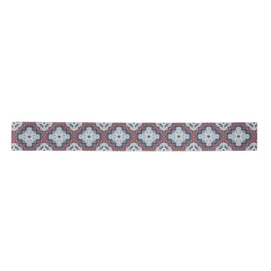 Native American Indians Navajo Pattern Lint (Voorkant)