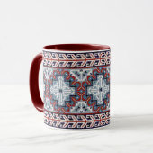 Native American Indians Navajo Pattern Mok (Voorkant links)