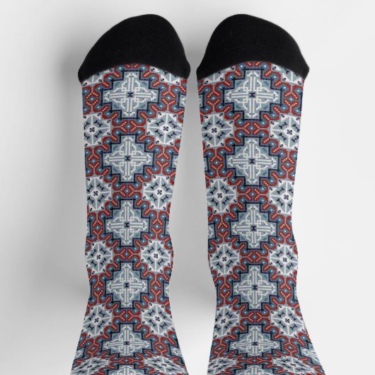 Native American Indians Navajo Pattern Sokken (Top)