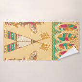 Native american indigenous ornamental seamless pat (Serviette de bain)
