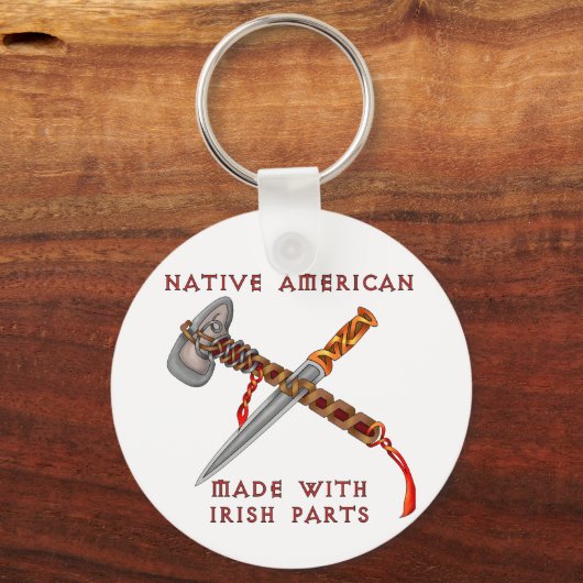 Native American/Irish Sleutelhanger (Voorkant)