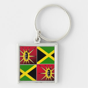 Native american-Jamaican Sleutelhanger