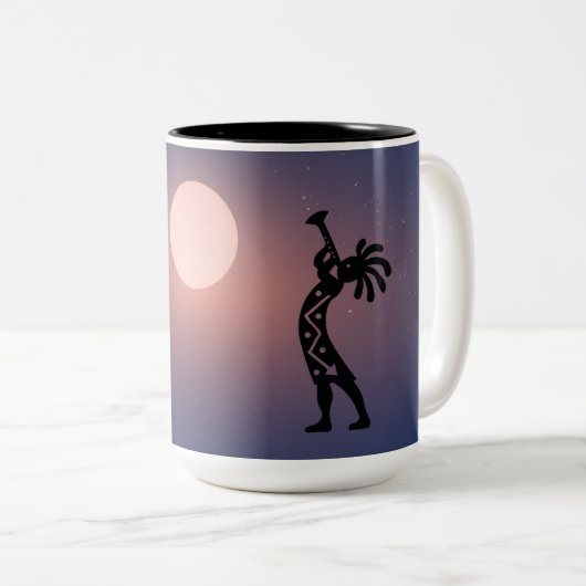 Native American Kokopelli Koffie Mok (Voorkant rechts)