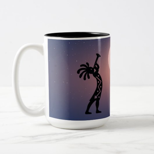 Native American Kokopelli Koffie Mok (Links)