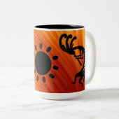 Native American Kokopelli Koffie Mok (Voorkant rechts)