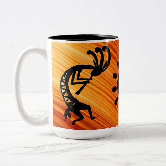 Native American Kokopelli Koffie Mok (Links)