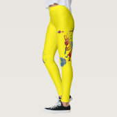 Native American Kokopelli met twee vaders 1 Leggings (Links)