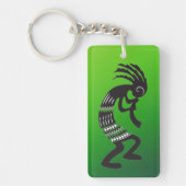 Native American Kokopelli Symbol Sleutelhanger (Voorkant)
