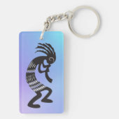 Native American Kokopelli Symbol Sleutelhanger (achterkant)
