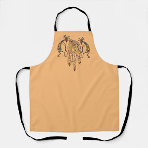 Native American Kokopelli Whale Dreamweaver 2 Schort