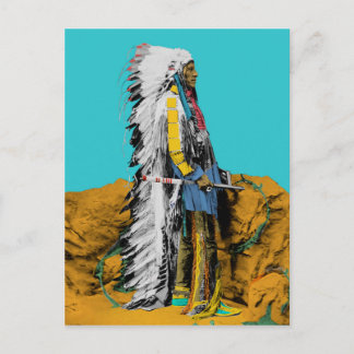 Native American Lakota Sioux Briefkaart