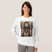 Native American Linework T-shirt ontwerp (Voorkant volledig)