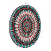 Native American Mandala Dartbord (Voorkant Links)