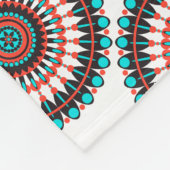 Native American Mandala Fleece Deken (Hoek)