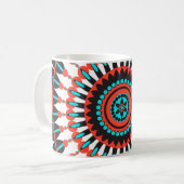 Native American Mandala Koffiemok (Voorkant links)