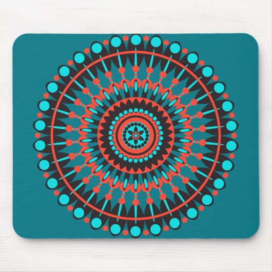 Native American Mandala Muismat (Voorkant)