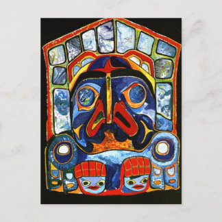 Native American Mask Briefkaart