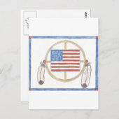 Native American Medicine Wheel Briefkaart (Voorkant / Achterkant)