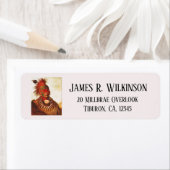  Native American met Beer Claw Ketting Etiket (Insitu)