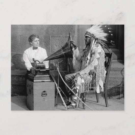 Native American Music, 1915 Briefkaart (Voorkant)
