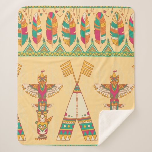 Native american native pat sherpa deken (Voorkant)