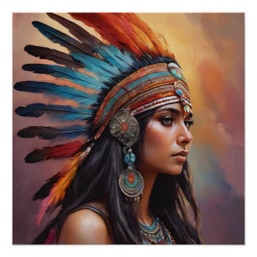 Native American nr. 8 Perfect Poster (Voorkant)