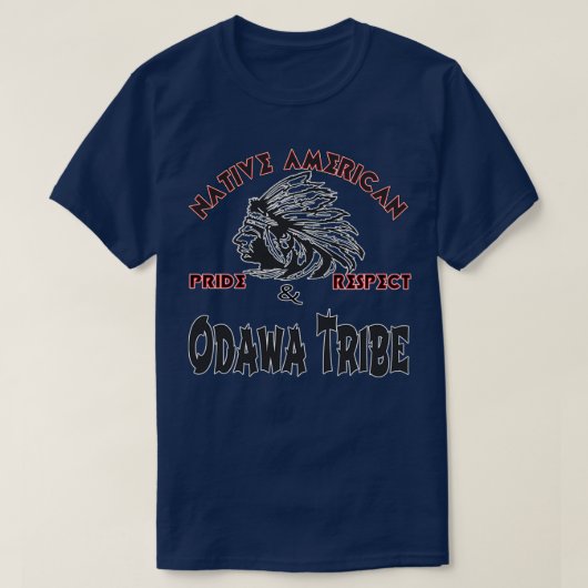 Native American Odawa Tribe T-shirt (Design voorkant)