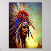 Native American Ojibwe Poster (Voorkant)