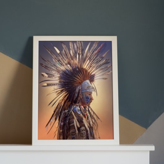 Native American Ojibwe Poster