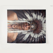 Native American Ojibwe Tapestry Wandkleed (Voorkant (horizontaal))