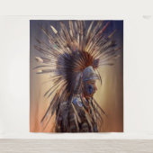 Native American Ojibwe Tapestry Wandkleed (Voorkant)