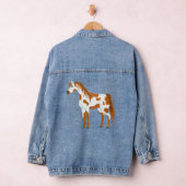 Native American Paint Paard Denim Jas Jacket (Hangar)
