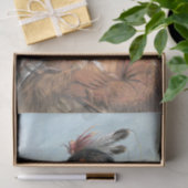 Native American  Painting Bull Beer Tissuepapier (Geschenk)