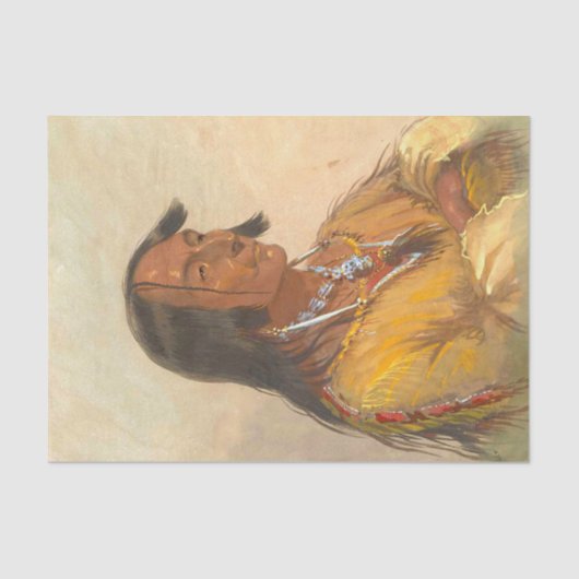 Native American  Painting Decoupage Tissuepapier (Voorkant)