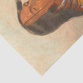 Native American  Painting Decoupage Tissuepapier (Detail)