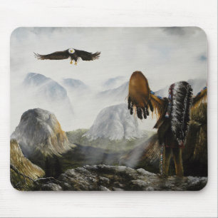 Native American Painting~ Welcome Friend Muismat