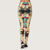 Native American patroon Leggings (Achterkant)