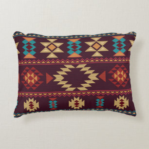 Native American Pattern Accent Kussen
