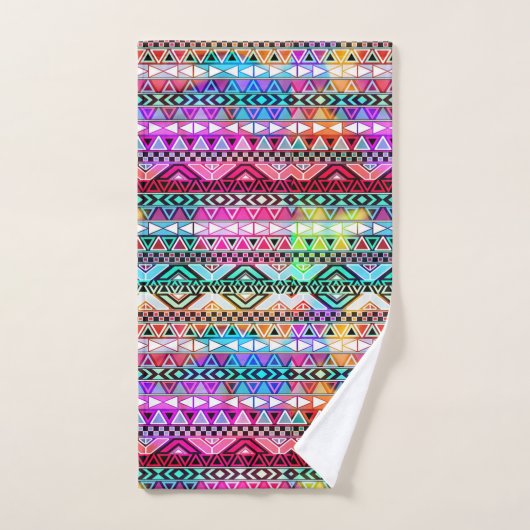 Native American Pattern Bad Handdoek (Handdoek)