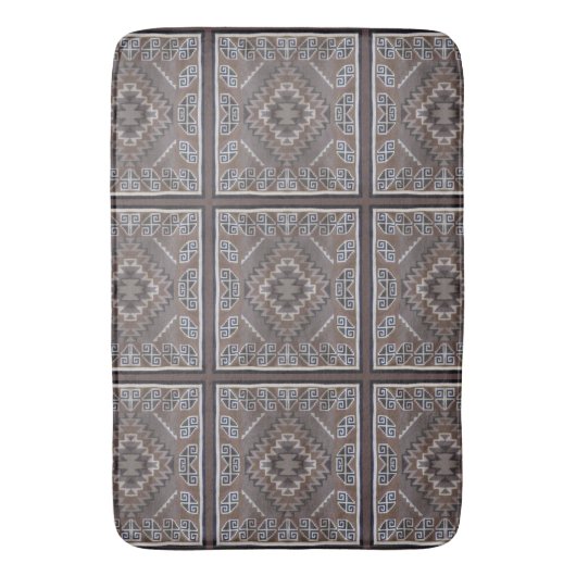 Native American Pattern Badmat (Voorkant Verticaal)