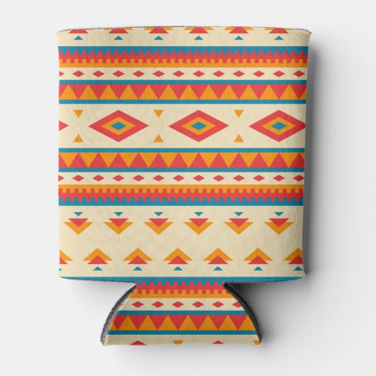 Native American Pattern Blikjeskoeler (Voorkant)