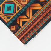 Native American Pattern Boho Cultuur Abstracte Kun Fleece Deken (Hoek)