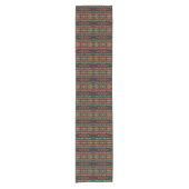 Native American Pattern Boho Cultuur Abstracte Kun Korte Tafelloper (Voorkant)