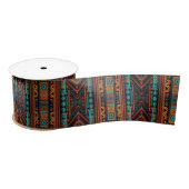 Native American Pattern Boho Cultuur Abstracte Kun Lint (Spoel)