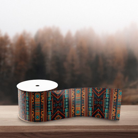 Native American Pattern Boho Cultuur Abstracte Kun Lint