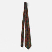 Native American Pattern Boho Cultuur Abstracte Kun Stropdas (Achterkant)