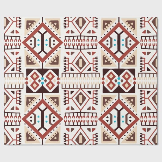 Native American Pattern Cadeaupapier (Vlak)