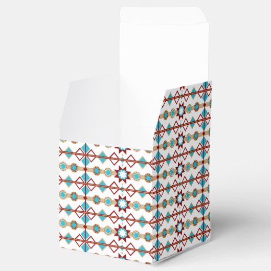 Native American Pattern Favor Box Bedankdoosjes (Geopend)