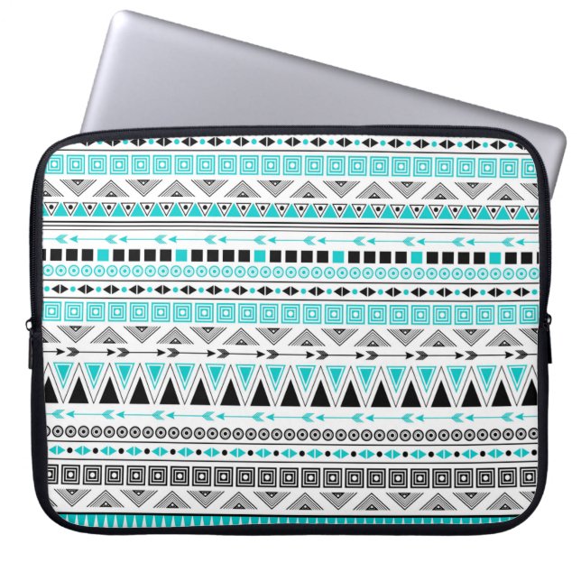 Native American Pattern Laptop Sleeve (Voorkant)